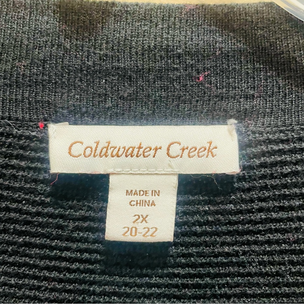 Coldwater Creek Colorful Striped Cardigan 2X - Picture 3 of 5